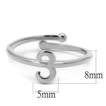 Load image into Gallery viewer, LO4021 - Rhodium Brass Ring with No Stone