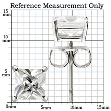Load image into Gallery viewer, TK0W159-Stainless Steel Earrings with AAA Grade CZ  in Clear-ES 5mm