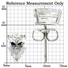 Load image into Gallery viewer, TK0W164 - Stainless Steel Earrings with AAA Grade CZ  in Clear High Polished( No Plated)