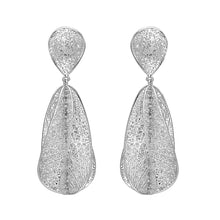 Load image into Gallery viewer, 4W001 - Earring, Brass, Imitation Rhodium Plated , No Stone,