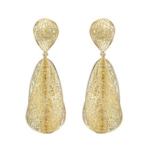 Load image into Gallery viewer, 4W002 - Earring, Brass, Imitation Gold Plated , No Stone