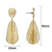 Load image into Gallery viewer, 4W002 - Earring, Brass, Imitation Gold Plated , No Stone