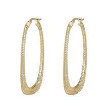 Load image into Gallery viewer, 4W005 - Earring, Brass, Imitation Gold, , No Stone