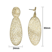 Load image into Gallery viewer, 4W008 - Earring, Brass, Imitation Gold, , No Stone