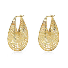 Load image into Gallery viewer, 4W014 - Earring, Brass, Imitation Gold, , No Stone