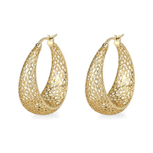 Load image into Gallery viewer, 4W017 - Earring, Brass, Imitation Gold, , No Stone