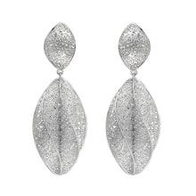 Load image into Gallery viewer, 4W022 - Earring, Brass, Imitation Rhodium, , No Stone