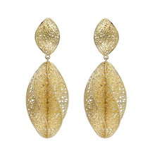 Load image into Gallery viewer, 4W023 - Earring, Brass, Imitation Gold, , No Stone