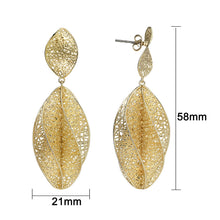 Load image into Gallery viewer, 4W023 - Earring, Brass, Imitation Gold, , No Stone