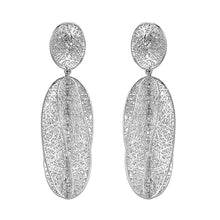 Load image into Gallery viewer, 4W025 - Earring, Brass, Imitation Rhodium, , No Stone