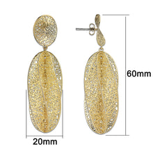 Load image into Gallery viewer, 4W026 - Earring, Brass, Imitation Gold, , No Stone