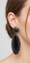Load image into Gallery viewer, 4W027 - Earring, Brass, TIN Cobalt Black , , No Stone