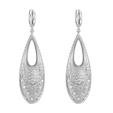 Load image into Gallery viewer, 4W031 - Earring, Brass, Imitation Rhodium , No Stone