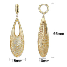 Load image into Gallery viewer, 4W032 - Earring, Brass, Imitation Gold, No Stone