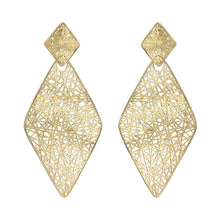 Load image into Gallery viewer, 4W035 - Earring, Brass, Imitation Gold, , No Stone