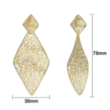 Load image into Gallery viewer, 4W035 - Earring, Brass, Imitation Gold, , No Stone