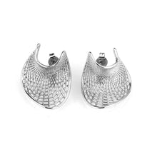 Load image into Gallery viewer, 4W037 - Earring, Brass, Imitation Rhodium , No Stone