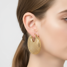 Load image into Gallery viewer, 4W041 - Earring, Brass, Imitation Gold , No Stone