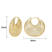 Load image into Gallery viewer, 4W041 - Earring, Brass, Imitation Gold , No Stone