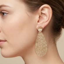 Load image into Gallery viewer, 4W044 - Earring, Brass, Imitation Gold , No Stone
