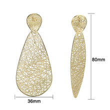 Load image into Gallery viewer, 4W044 - Earring, Brass, Imitation Gold , No Stone