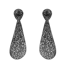 Load image into Gallery viewer, 4W045 - Earring, Brass, TIN Cobalt Black  , No Stone