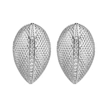 Load image into Gallery viewer, 4W046 - Earring, Brass, Imitation Rhodium , No Stone