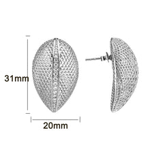 Load image into Gallery viewer, 4W046 - Earring, Brass, Imitation Rhodium , No Stone