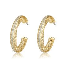Load image into Gallery viewer, 4W050 - Earring, Brass, Imitation Gold , No Stone