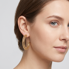 Load image into Gallery viewer, 4W050 - Earring, Brass, Imitation Gold , No Stone