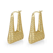Load image into Gallery viewer, 4W053 - Earring, Brass, Imitation Gold , No Stone