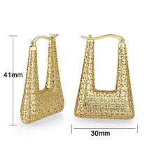 Load image into Gallery viewer, 4W053 - Earring, Brass, Imitation Gold , No Stone