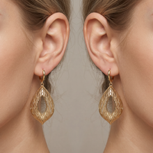 Load image into Gallery viewer, 4W056 - Earring, Brass, Imitation Gold , No Stone
