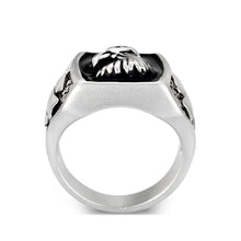 Load image into Gallery viewer, LO5M038-Rhodium Plated  Brass Ring with  No Stone