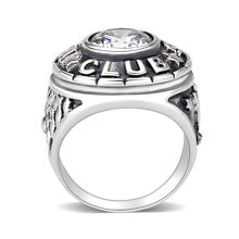 Load image into Gallery viewer, LO5S093 -  Sterling Sliver Ring with CZ  in Clear No Plated