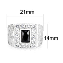 Load image into Gallery viewer, LO5S160- Sterling Silver   Ring with AAA Grade CZ   High Polished(No Plated)