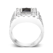 Load image into Gallery viewer, LO5S160- Sterling Silver   Ring with AAA Grade CZ   High Polished(No Plated)
