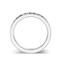 Load image into Gallery viewer, LO5S081- Sterling Silver Ring with CZ In Clear High Polished( NO Plating)