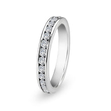 Load image into Gallery viewer, LO5S081- Sterling Silver Ring with CZ In Clear High Polished( NO Plating)