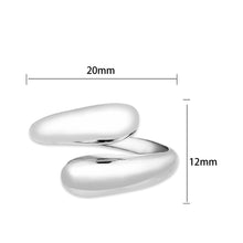 Load image into Gallery viewer, LO5S227- Sterling Silver Ring with No Stone High Polished( NO Plating)