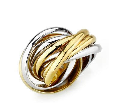 LO5W236- 2-Tone Brass Ring No Stone