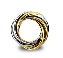 Load image into Gallery viewer, LO5W236- 2-Tone Brass Ring No Stone