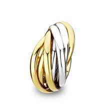 Load image into Gallery viewer, LO5W236- 2-Tone Brass Ring No Stone