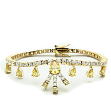 Load image into Gallery viewer, LO2429 - Gold Brass Jewelry Sets with AAA Grade CZ  in Topaz