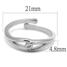 Load image into Gallery viewer, LO3992 - Rhodium Brass Ring with No Stone