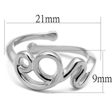 Load image into Gallery viewer, LO4001 - Rhodium Brass Ring with No Stone