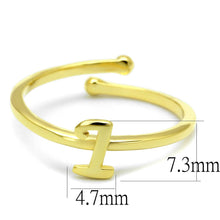 Load image into Gallery viewer, LO4020 - Flash Gold Brass Ring with No Stone