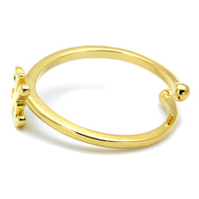 Load image into Gallery viewer, LO4024 - Flash Gold Brass Ring with No Stone