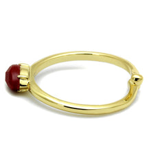 Load image into Gallery viewer, LO4063 - Flash Gold Brass Ring with Synthetic Synthetic Stone in Siam