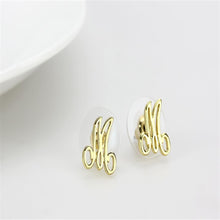 Load image into Gallery viewer, LO4667 - Flash Gold Brass Earrings with No Stone